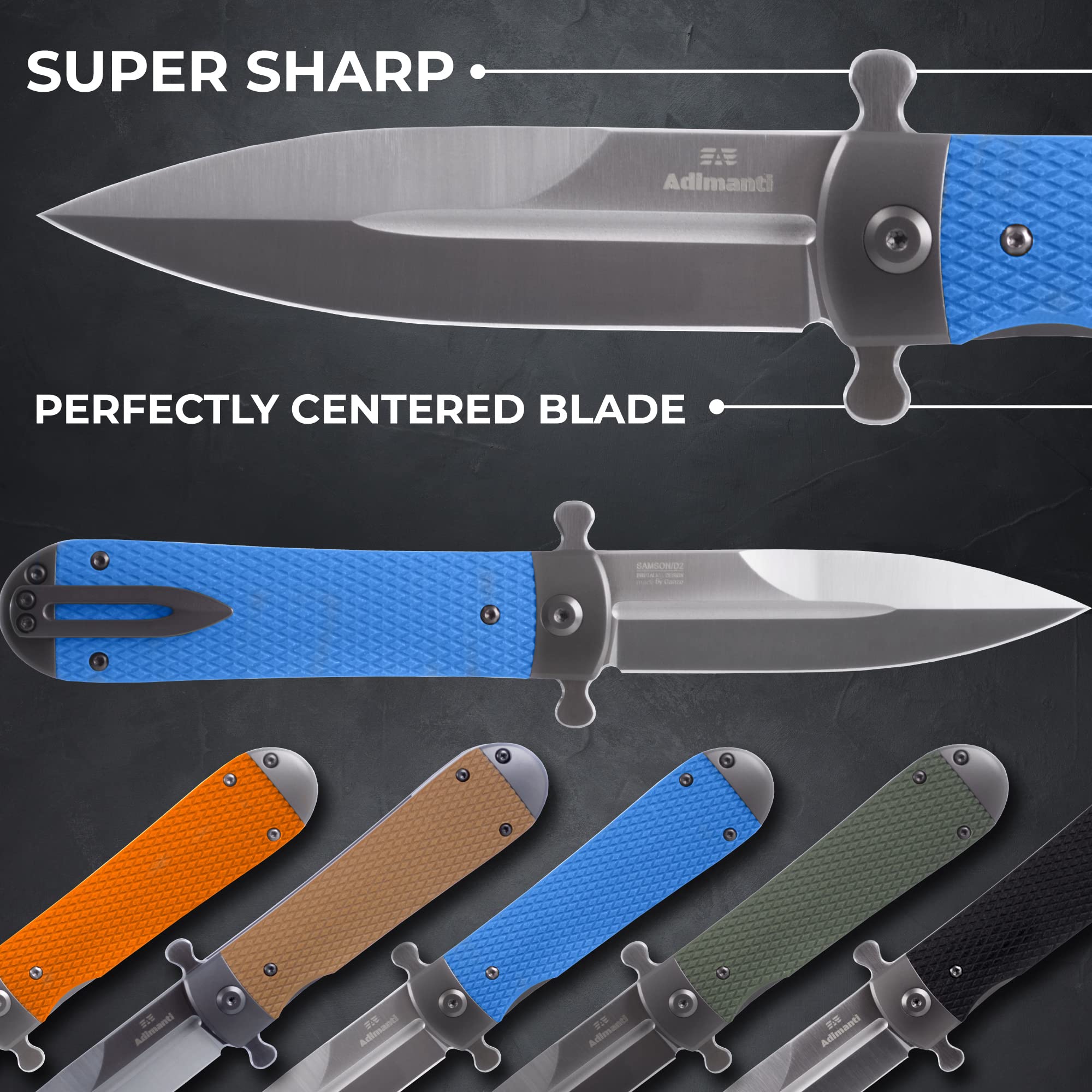 Amazon.com: Firebird GANZO Adimanti Samson-BL Folding Pocket Knife